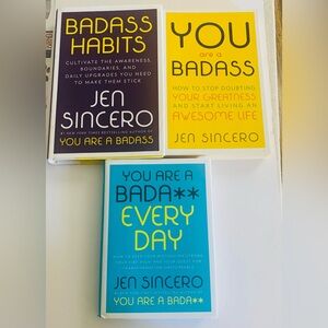 Jen Sincero 'You Are a Badass' Book Set - Yellow, Purple, Teal